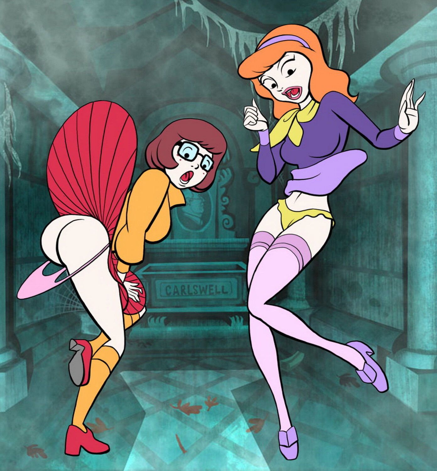 Velma Daphne In Love Daphne Velma Lesbian Porn Lesbian