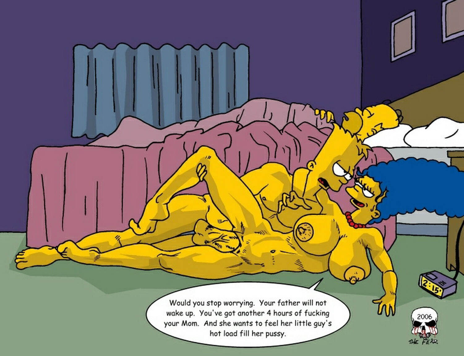 Порно Симпсоны Барт Трахает