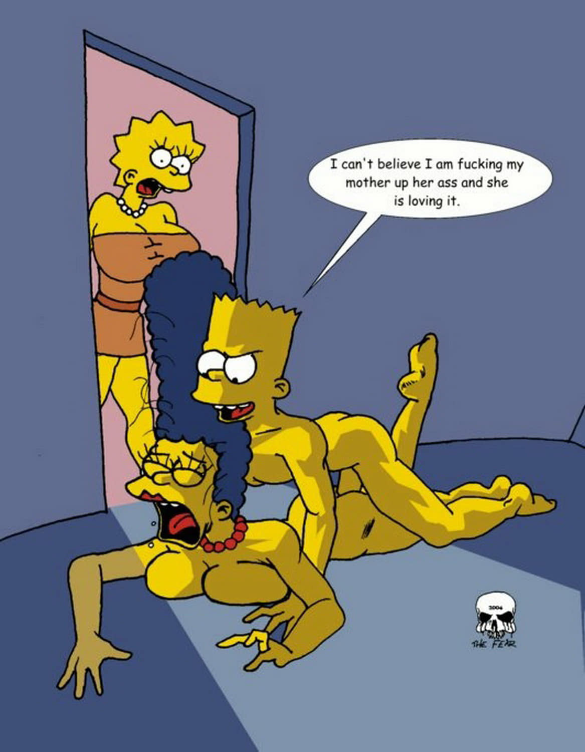 Порно комиксы барт симпсон фото 99