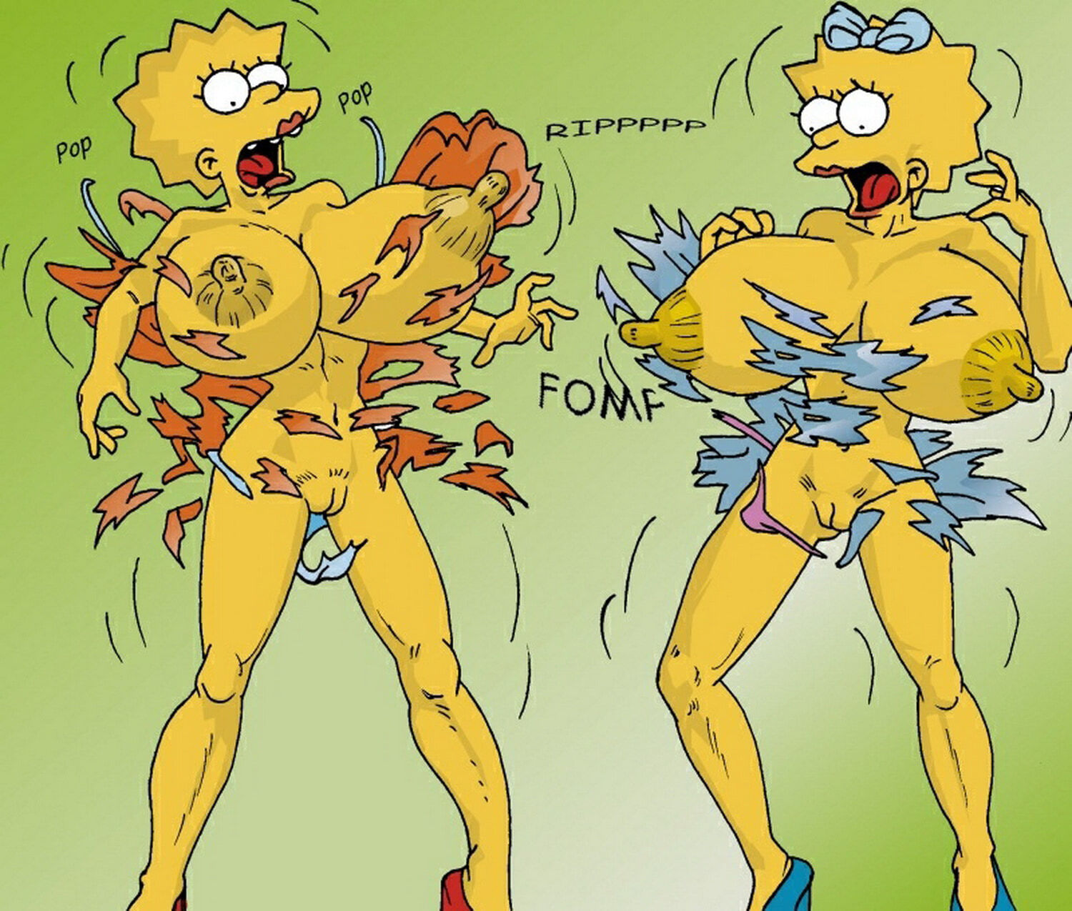 Порно комиксы симпсоны мэгги фото 18