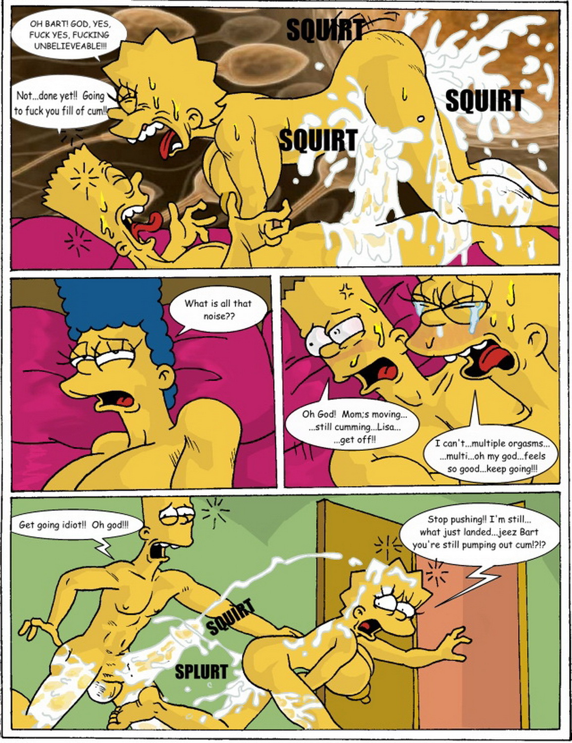 Порно комикс барт симпсоны фото 115