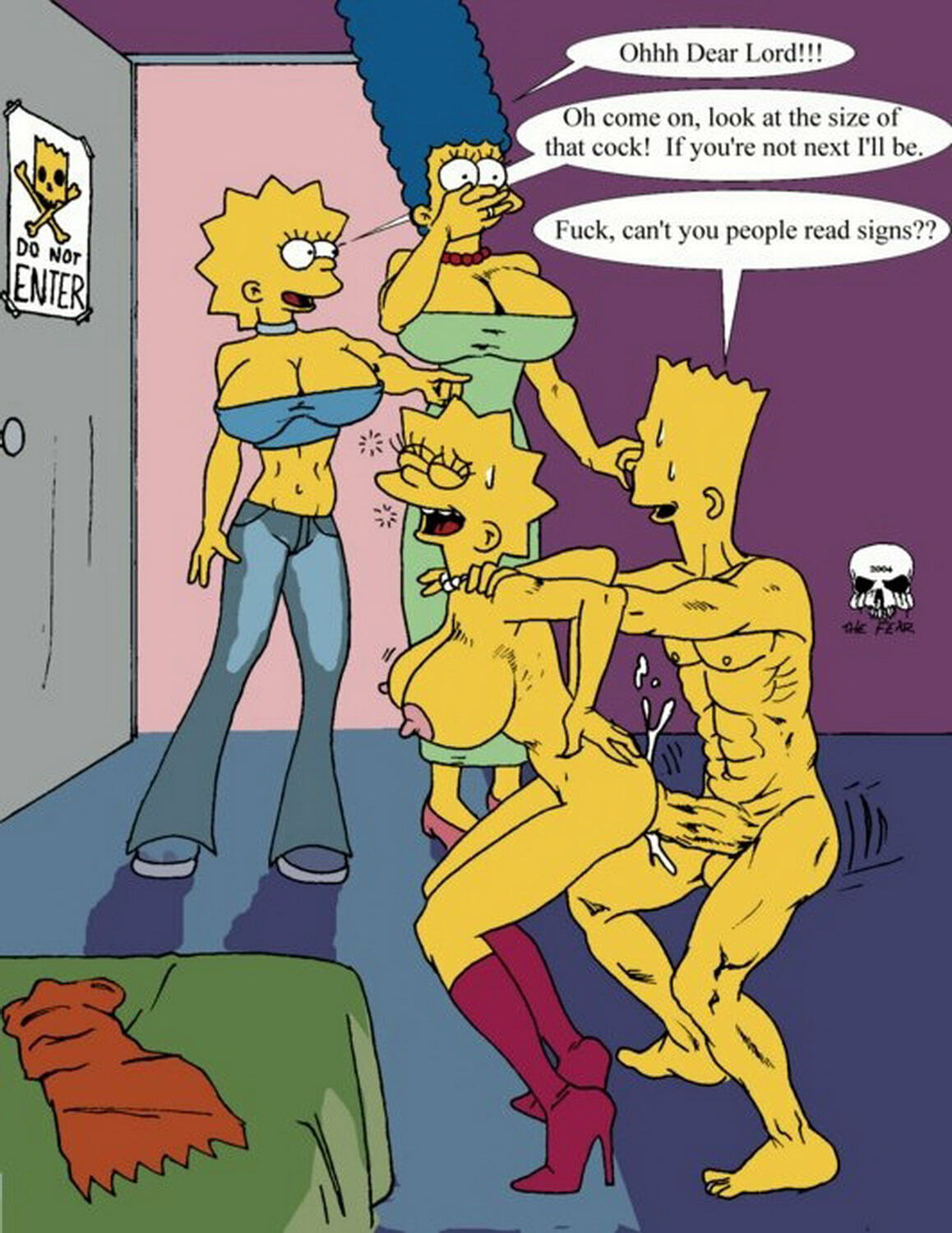 Порно Симпсоны Барт Ебет
