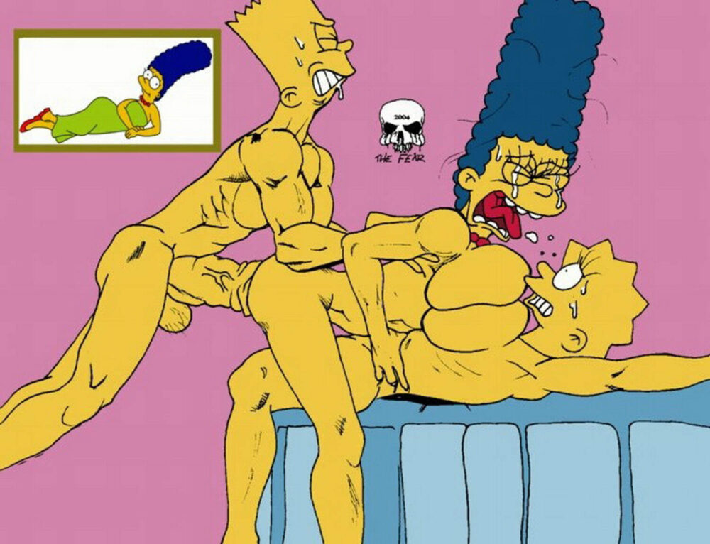 Marge Simpson And Lisa Simpson Rough Nude Tits Penis