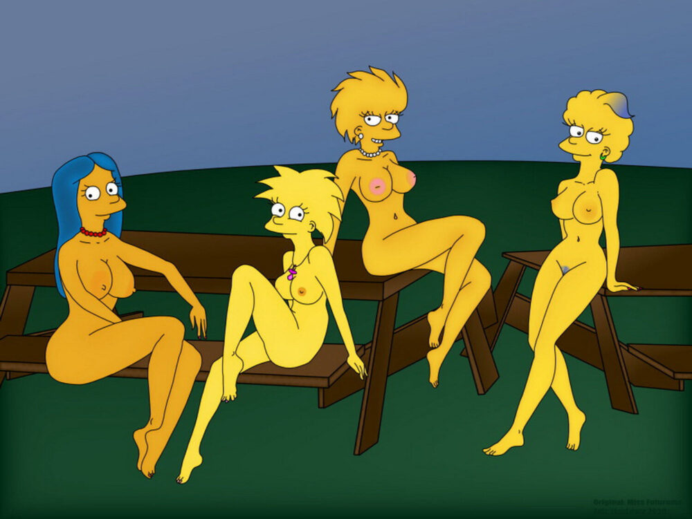 Marge Simpson And Maggie Simpson Nude Inverted Nipples Big Breast