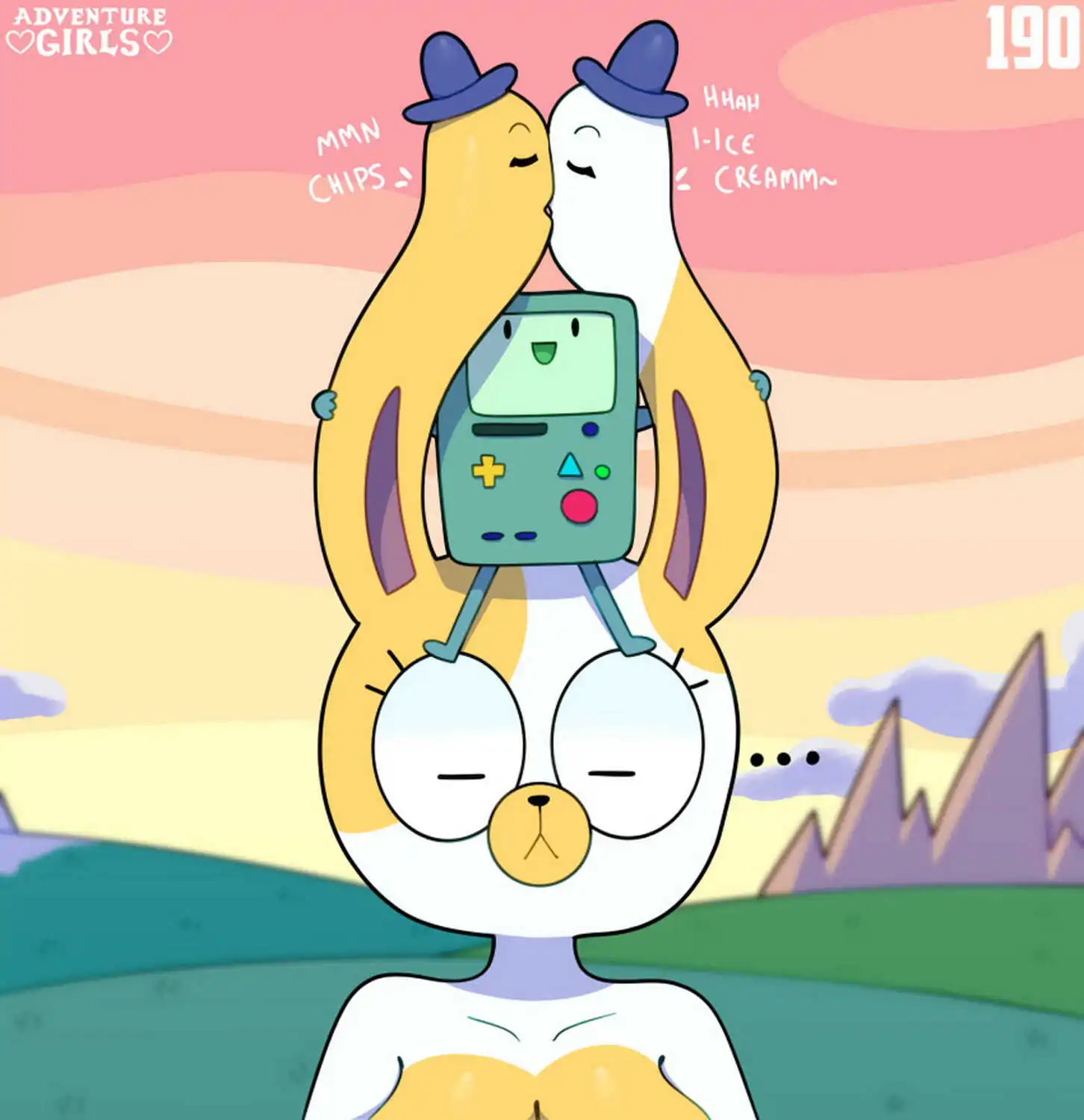 Bmo and Cake The Cat XXX