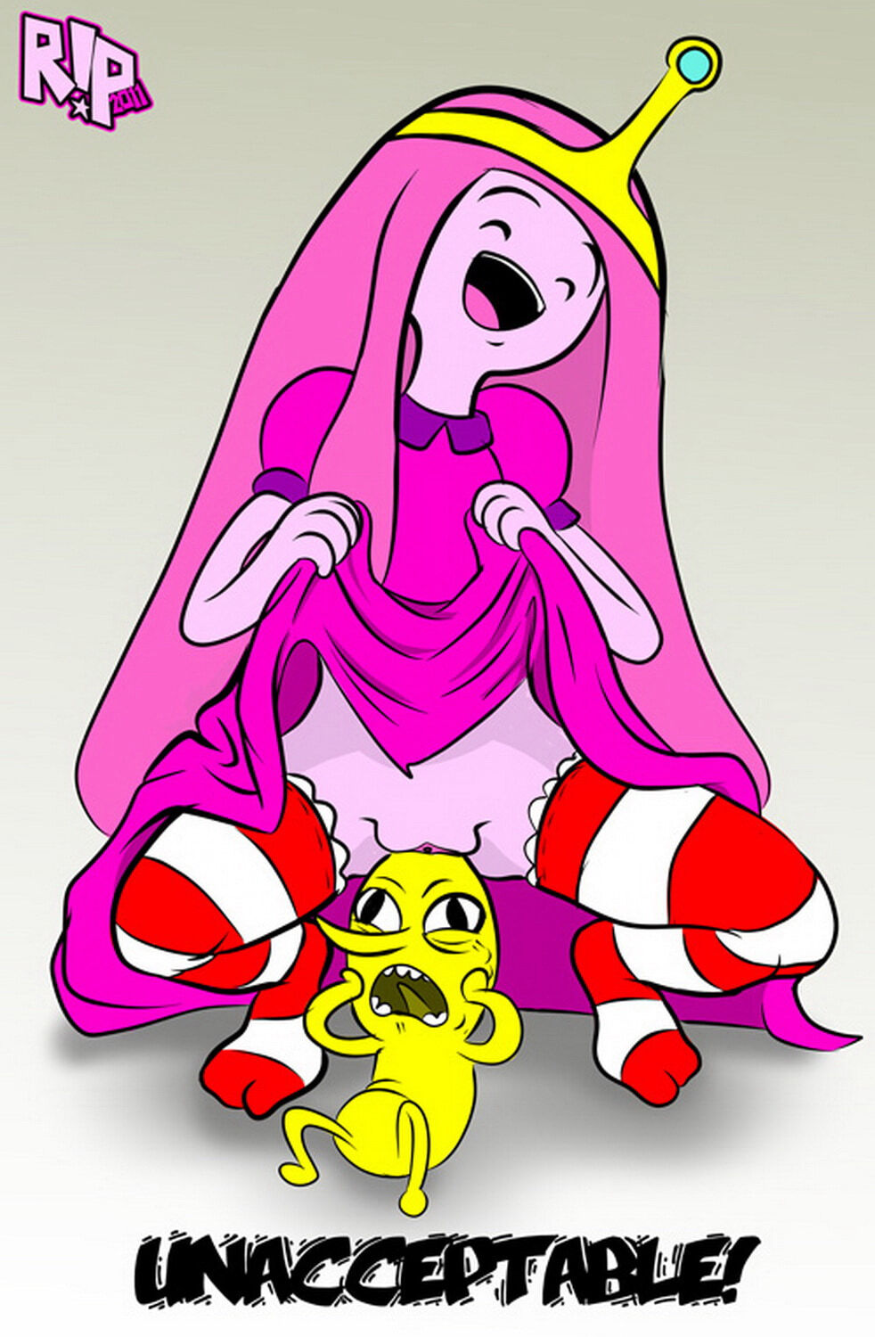 Earl Lemongrab and Princess Bubblegum XXX