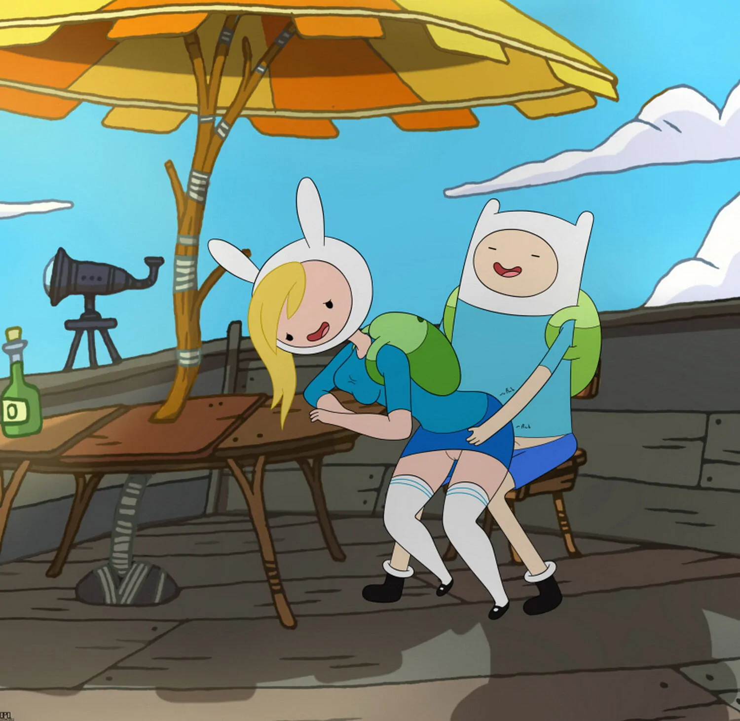 Finn The Human and Fionna The Human Girl Sex