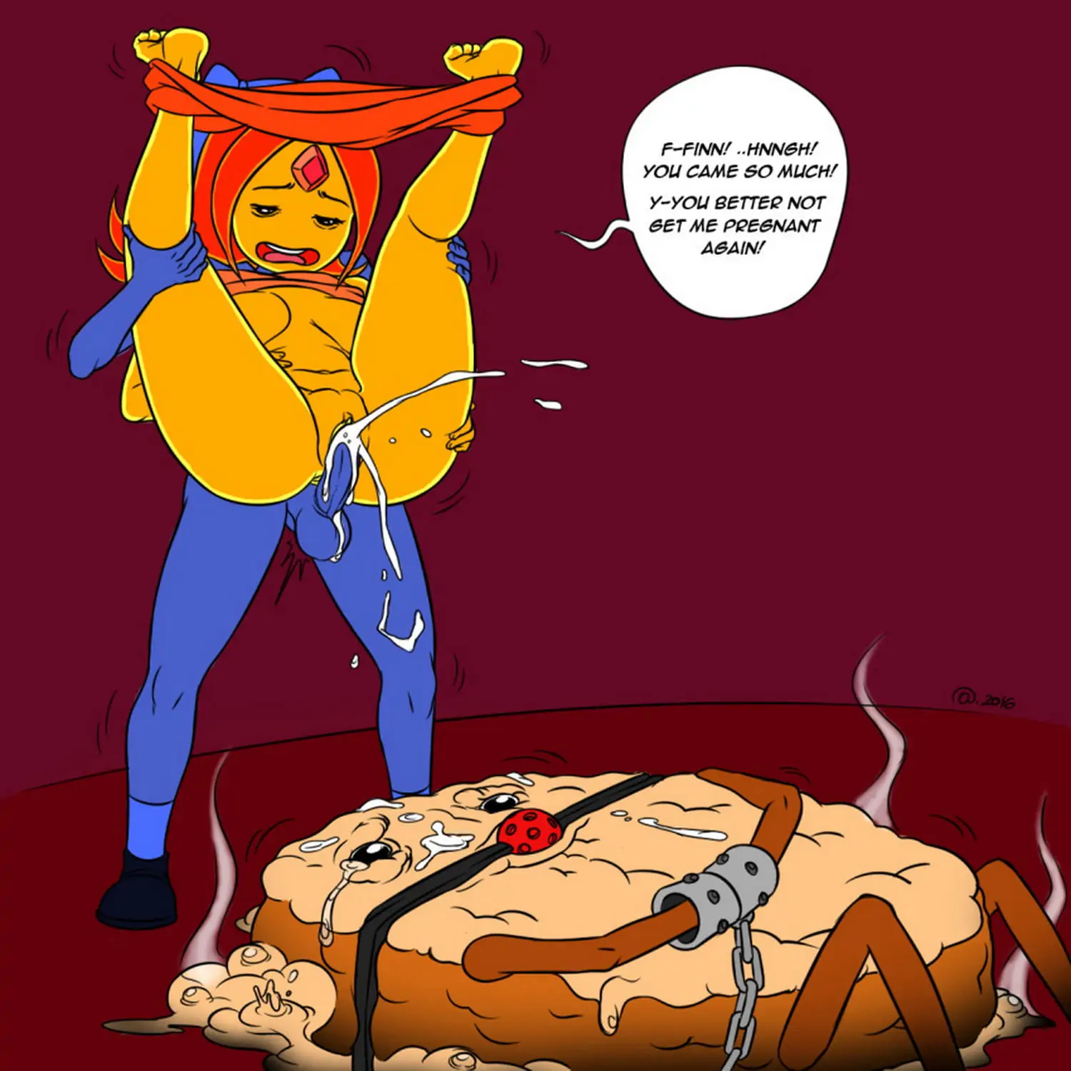 Finn The Human and Flame Princess Tits Sex Penis Cum Inside