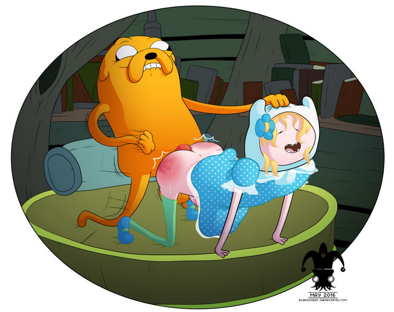 Finn The Human and Jake The Dog Penis Crossdressing Penetration