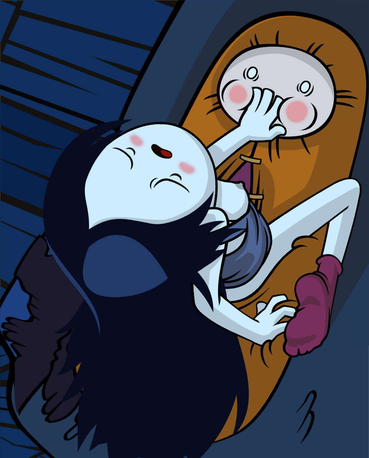 Finn The Human and Marceline Tits Nipples