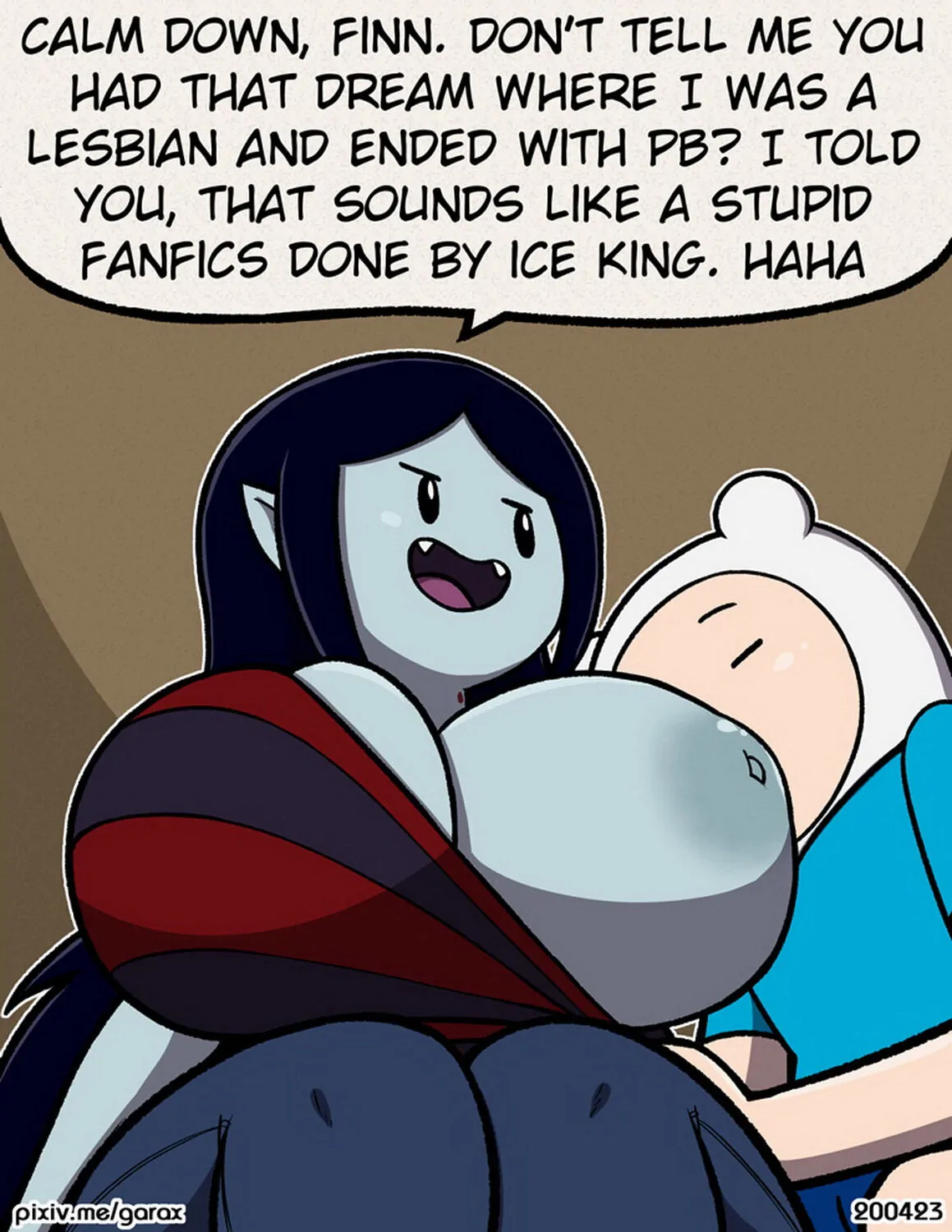 Finn The Human and Marceline XXX