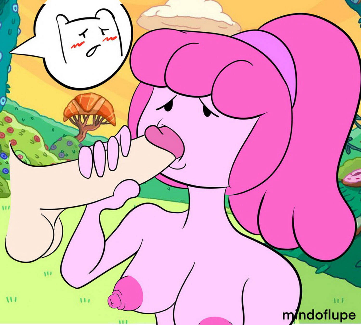 Finn The Human and Princess Bubblegum Tits Penis Nude Blowjob