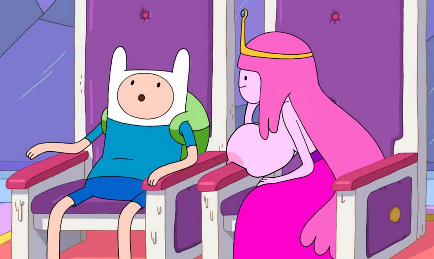 Finn The Human and Princess Bubblegum Topless Tits Nipples