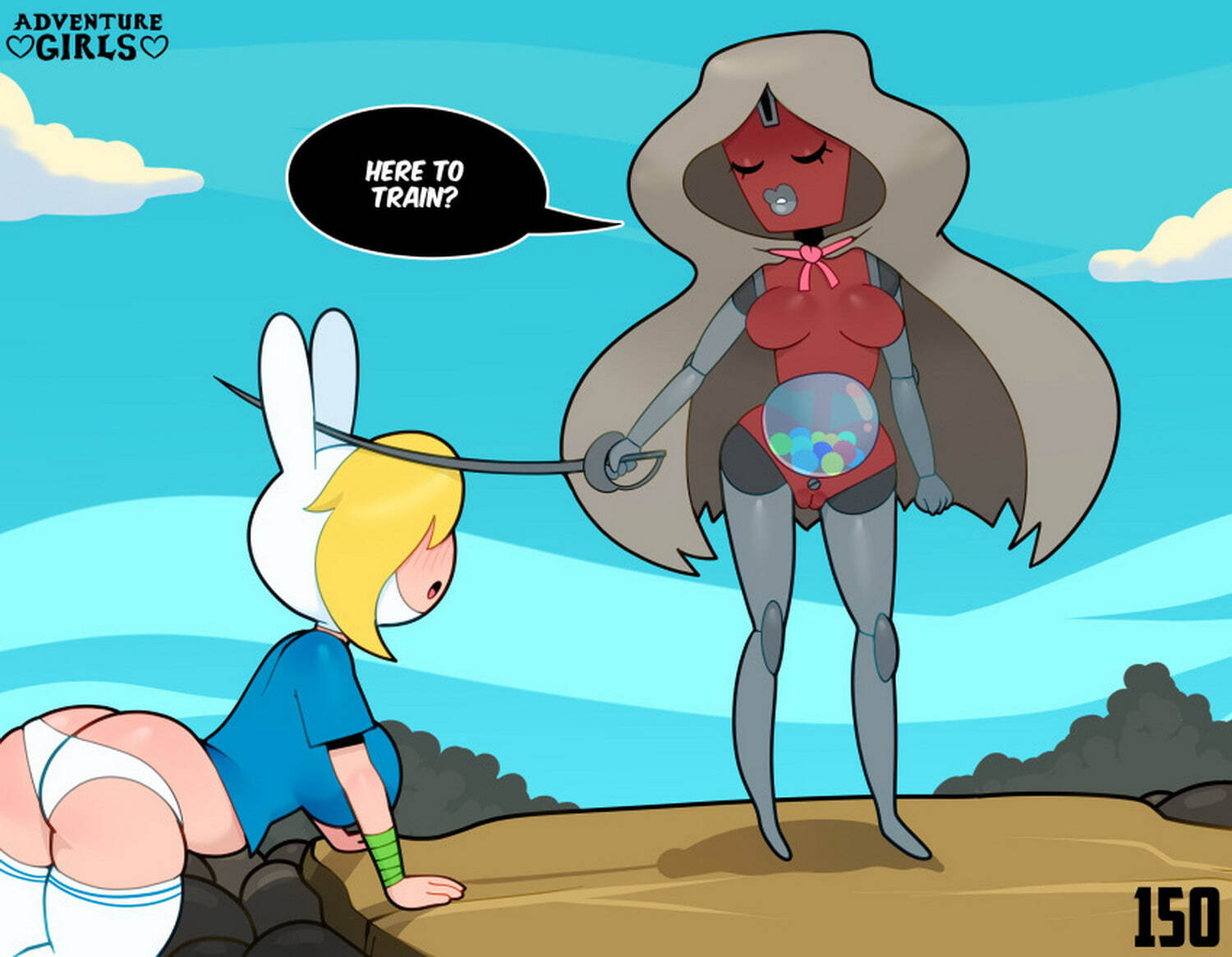 Fionna The Human Girl Female Only Tits Panties