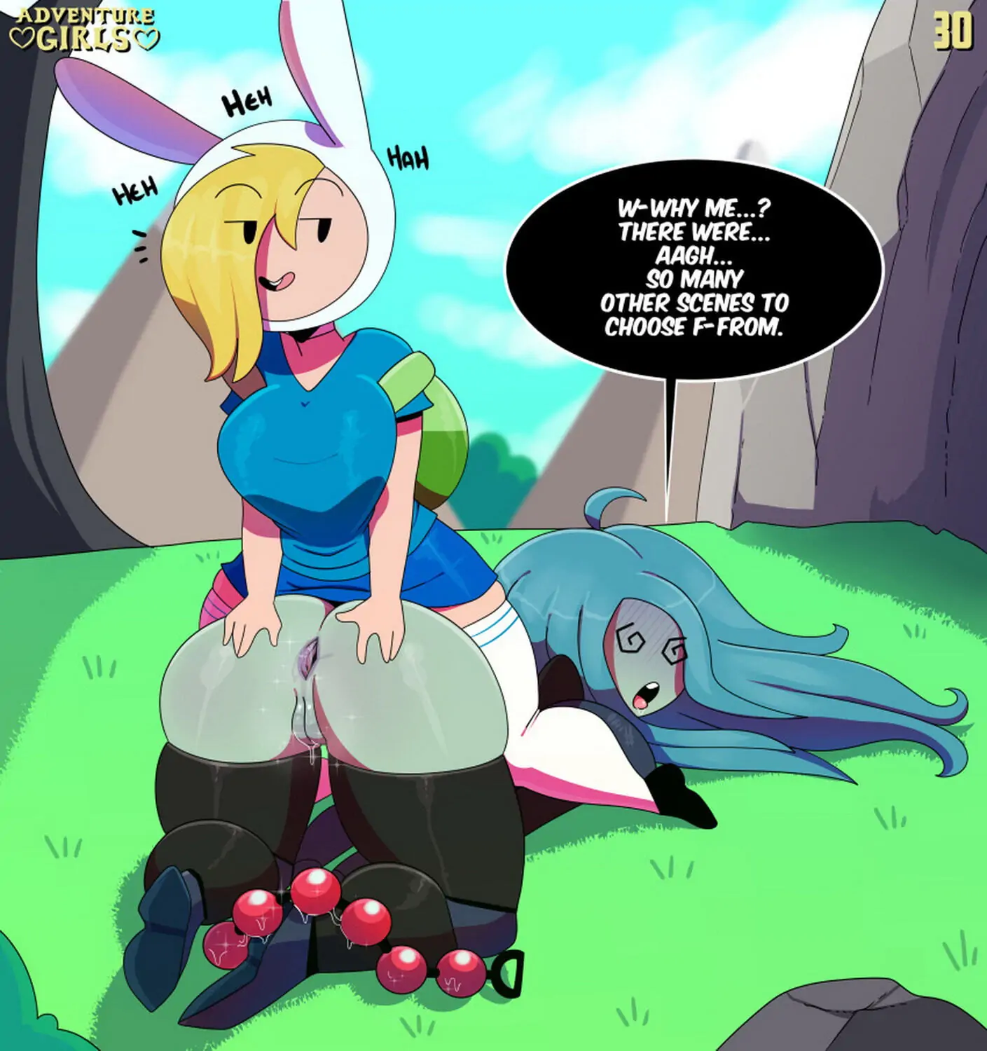 Fionna The Human Girl Lesbian Anal Sex Anal Beads Gape Sex Toys Sex