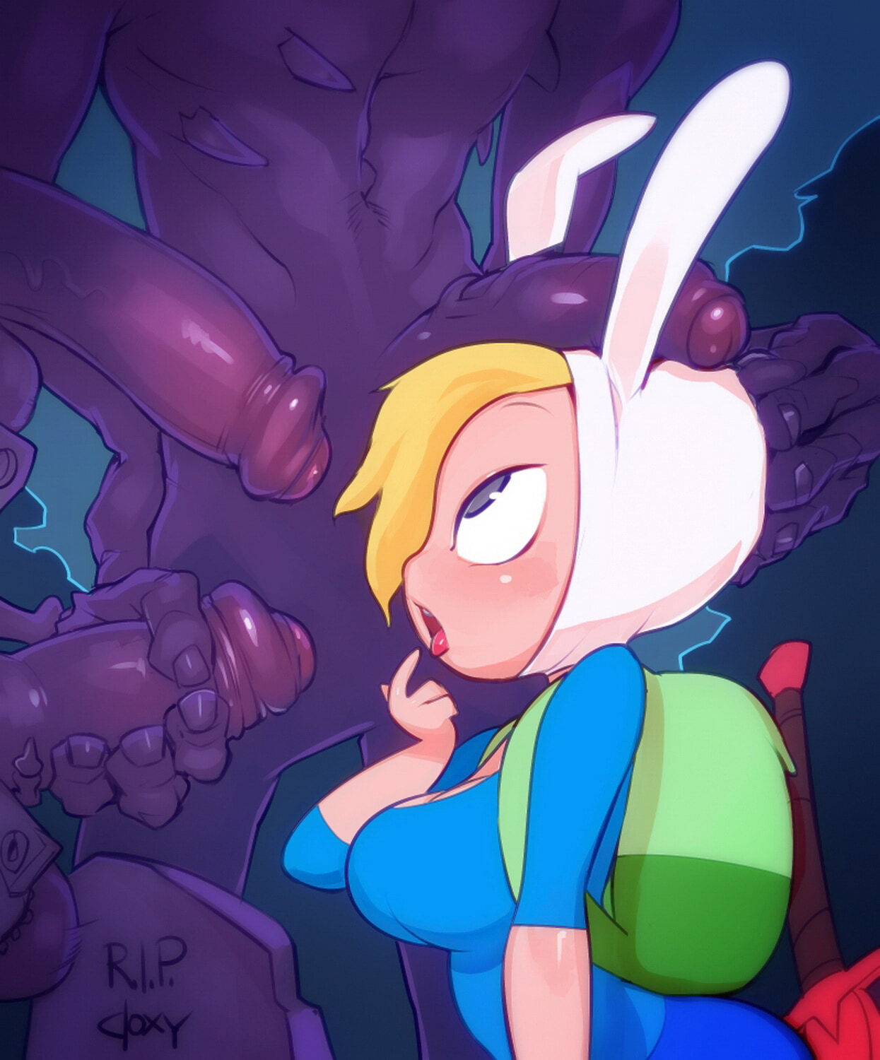 Fionna The Human Girl Monster Group Sex Penis Tits Blonde Busty < Your  Cartoon Porn