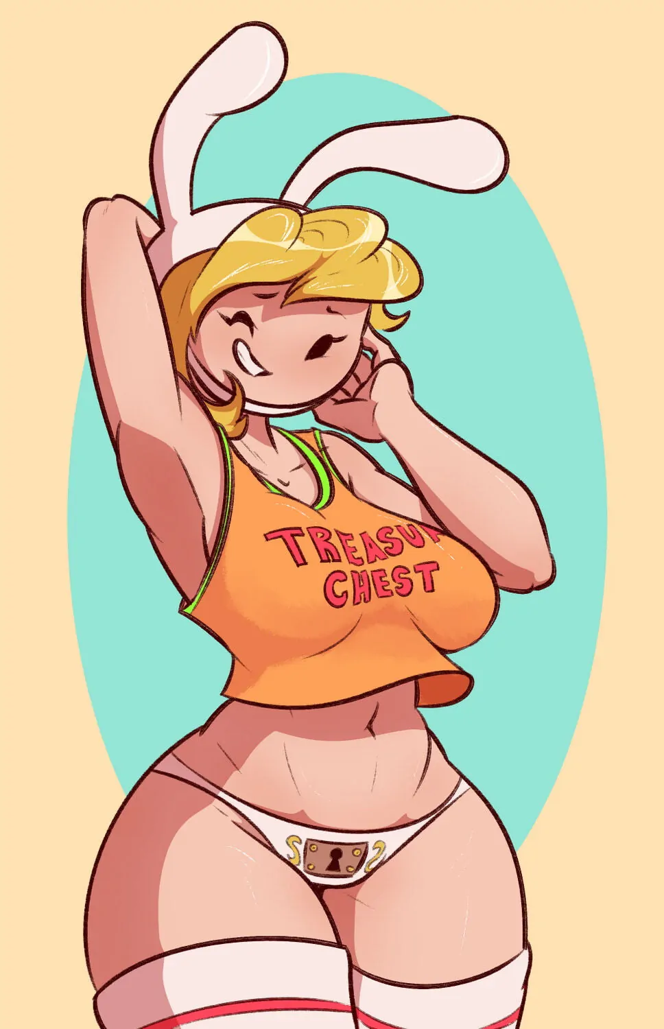 Fionna The Human Girl Solo Panties Female Only Big Breast