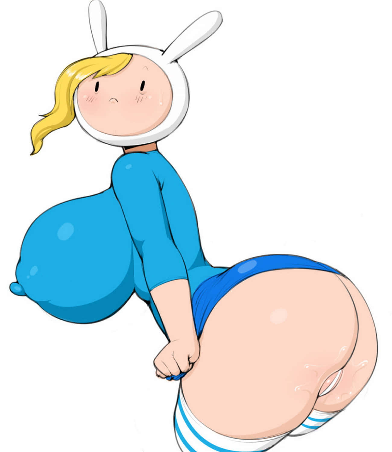 Fionna The Human Girl Tits Busty Blonde Panties Wet Pussy