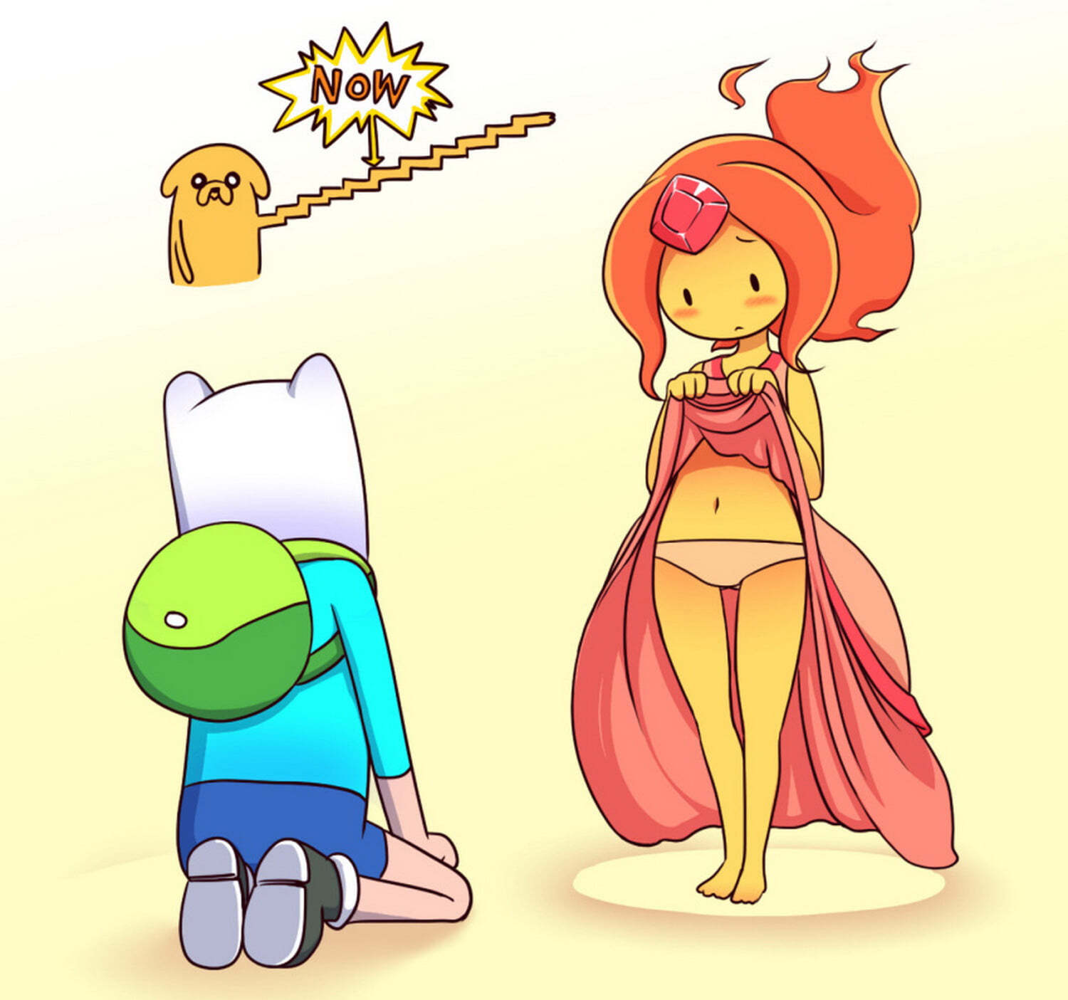 Flame Princess and Jake The Dog Underwear Panties