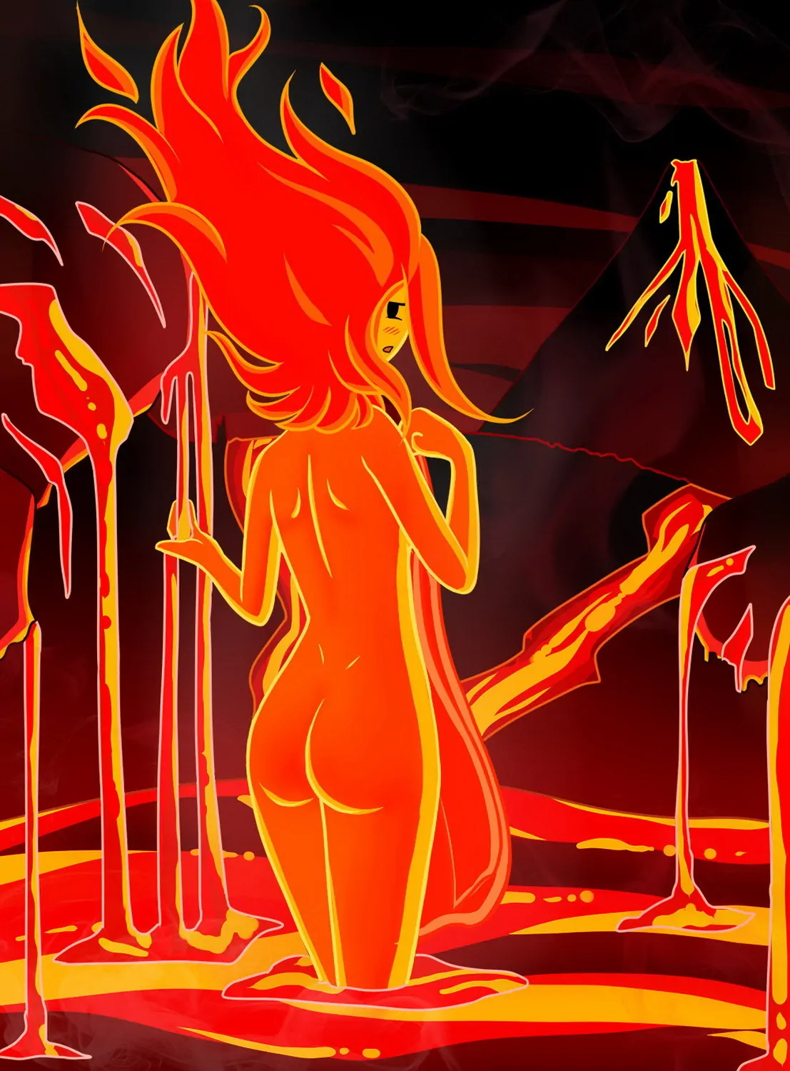 Flame Princess Solo Nude Gorgeous