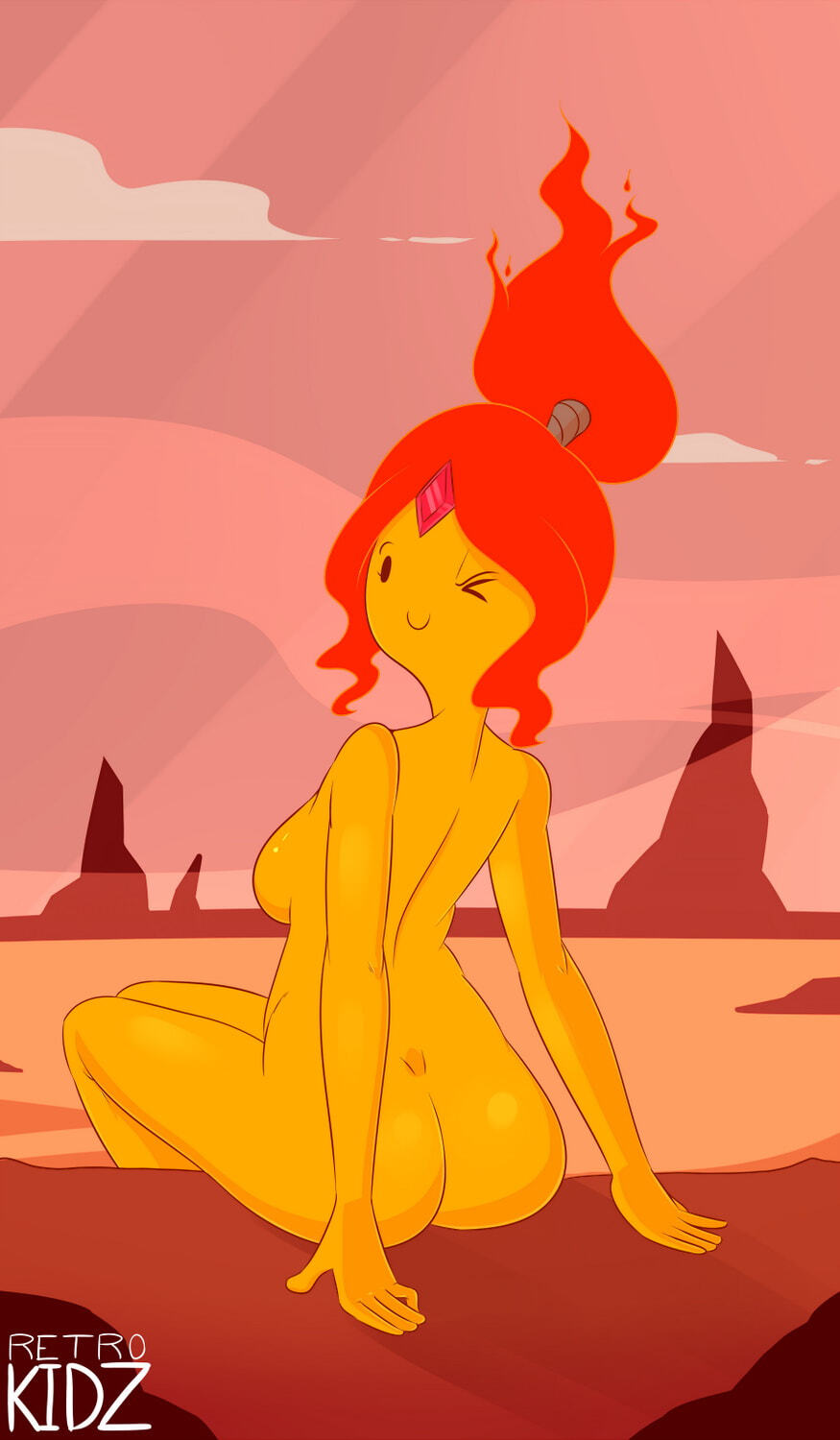 Flame Princess Solo Tits Dirty