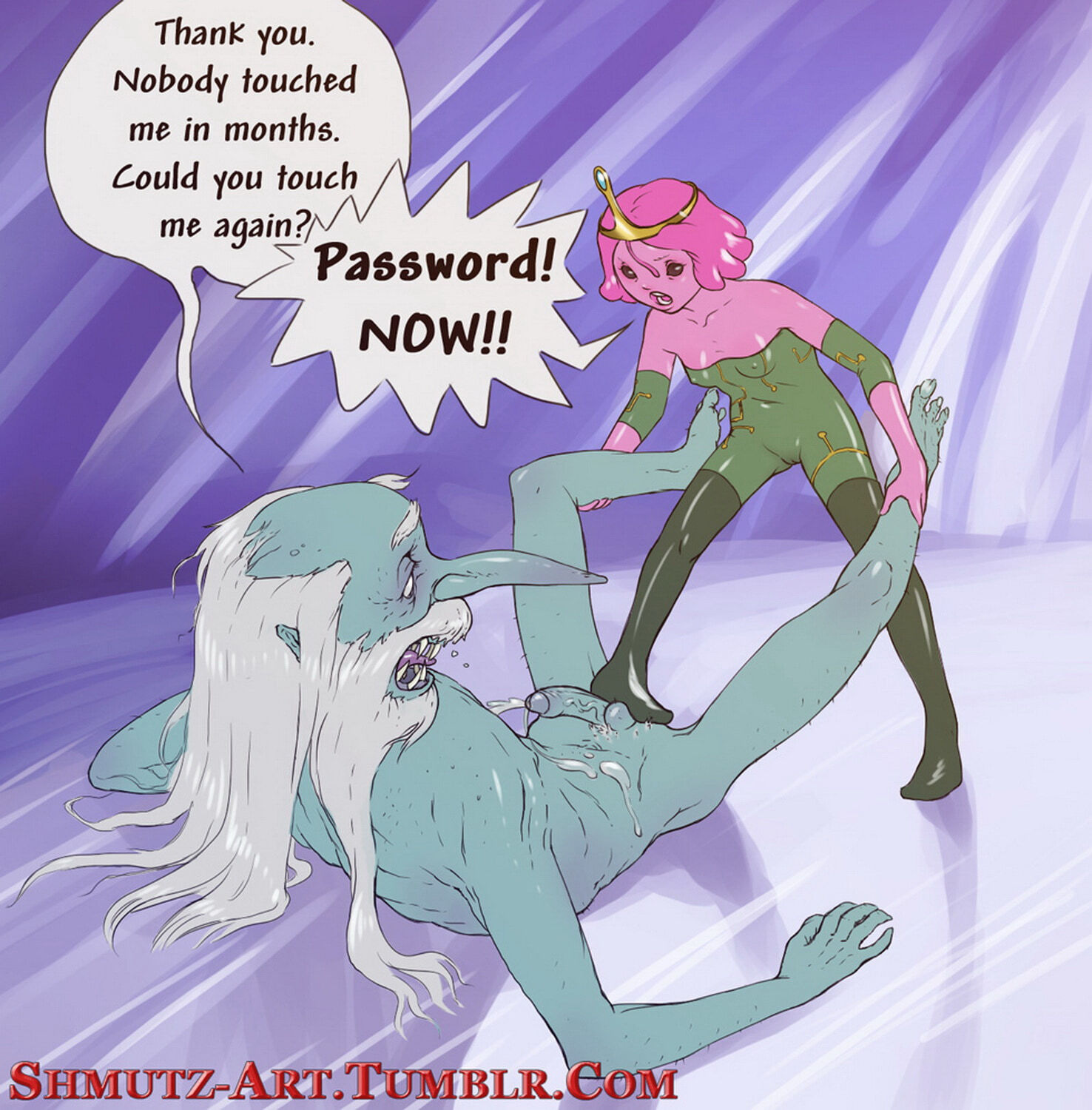 Ice King and Princess Bubblegum Cum