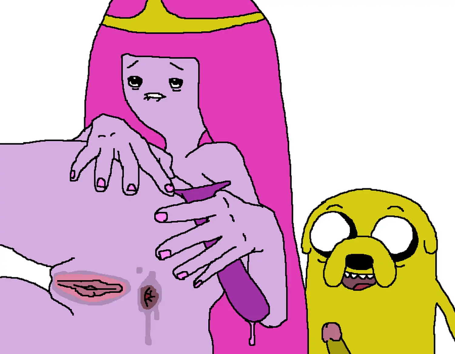 Jake The Dog and Princess Bubblegum XXX Parody