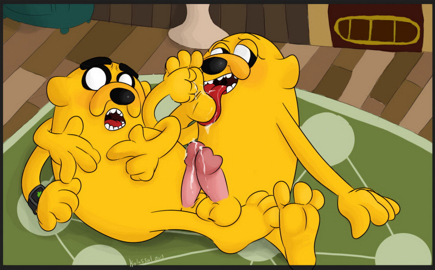 Jake The Dog Licking Feet Penis Sex