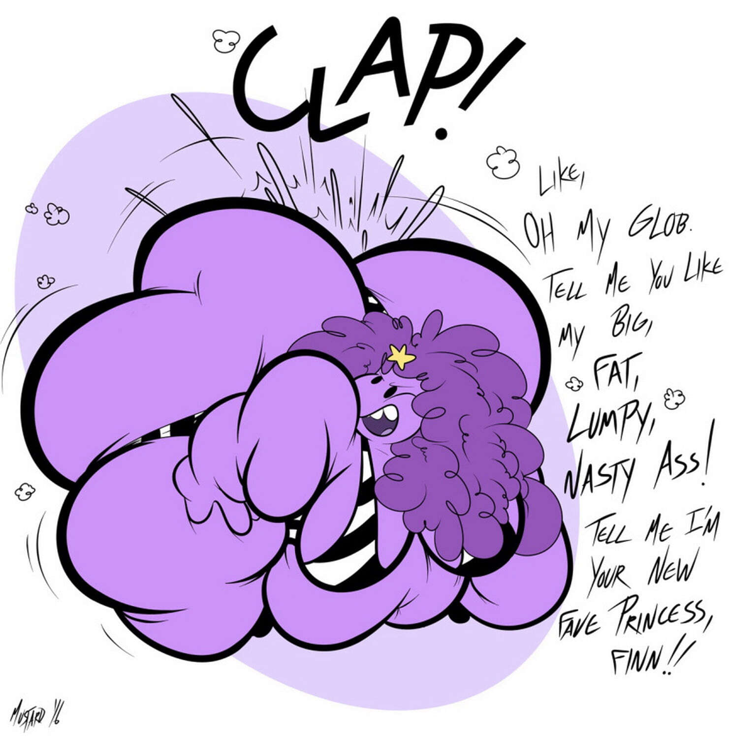 Lumpy Space Princess Hyper Butt Fat Female Only Curvy Big Breast