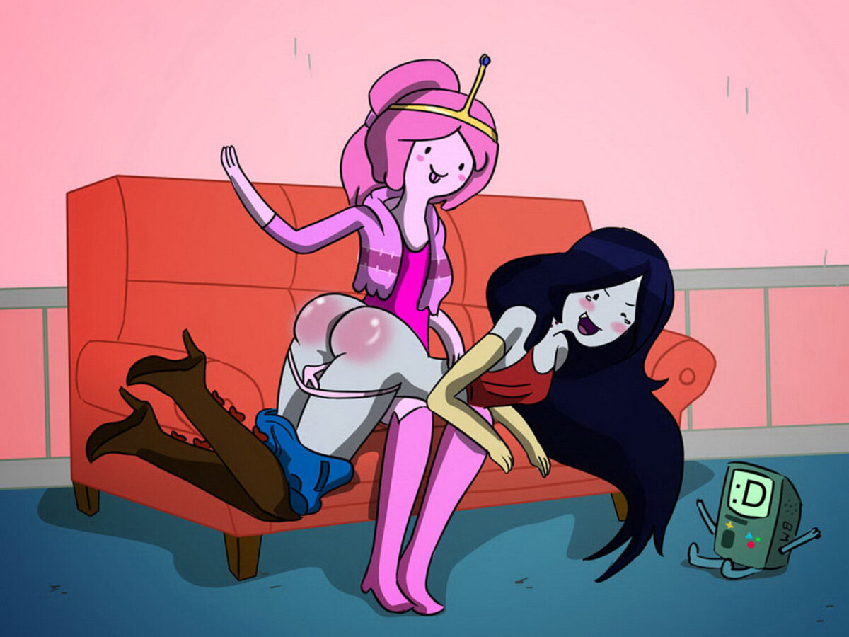 Marceline and Bmo Yuri Femdom Spanking < Your Cartoon Porn