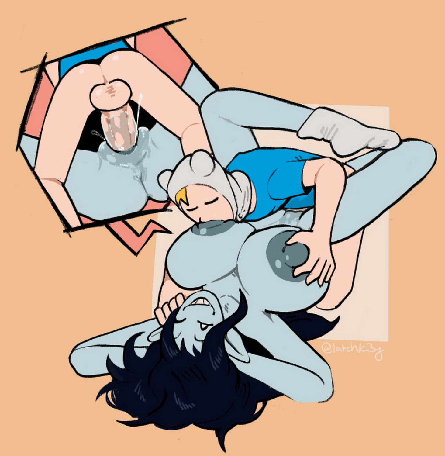 Marceline and Finn The Human Big Breast Penetration