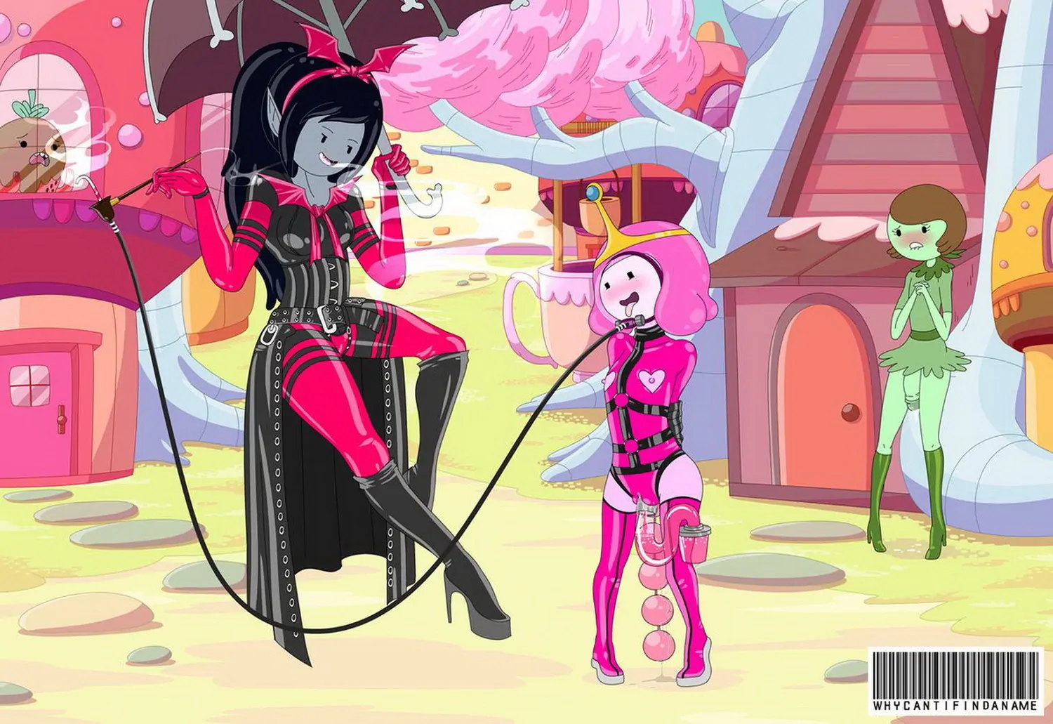 Marceline and Princess Bubblegum Anal Beads Yuri Bondage Intersex