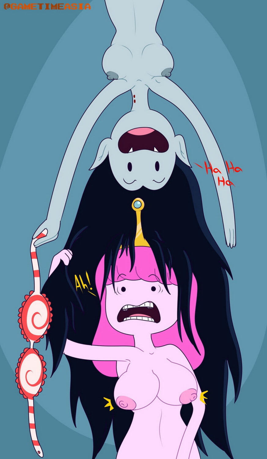 Marceline and Princess Bubblegum XXX Parody