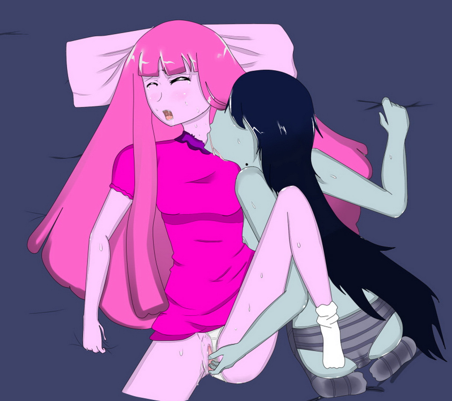 Marceline and Princess Bubblegum Yuri Nipples Pussy Tits