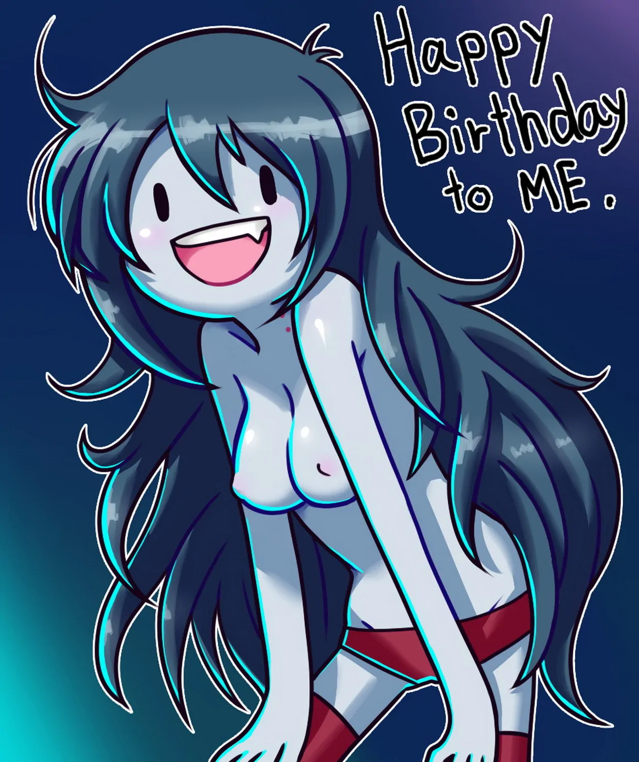 Marceline Topless Tits Nipples Solo