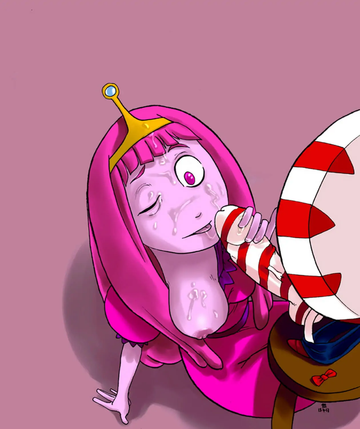 Peppermint Butler Nipples Facial Tits Cum