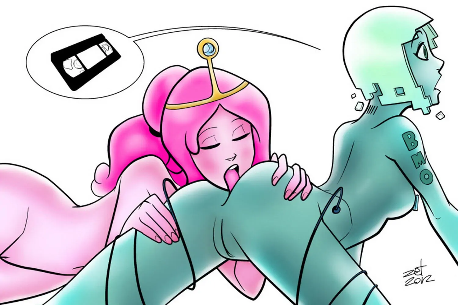 Princess Bubblegum and Bmo Oral Yuri Pussy
