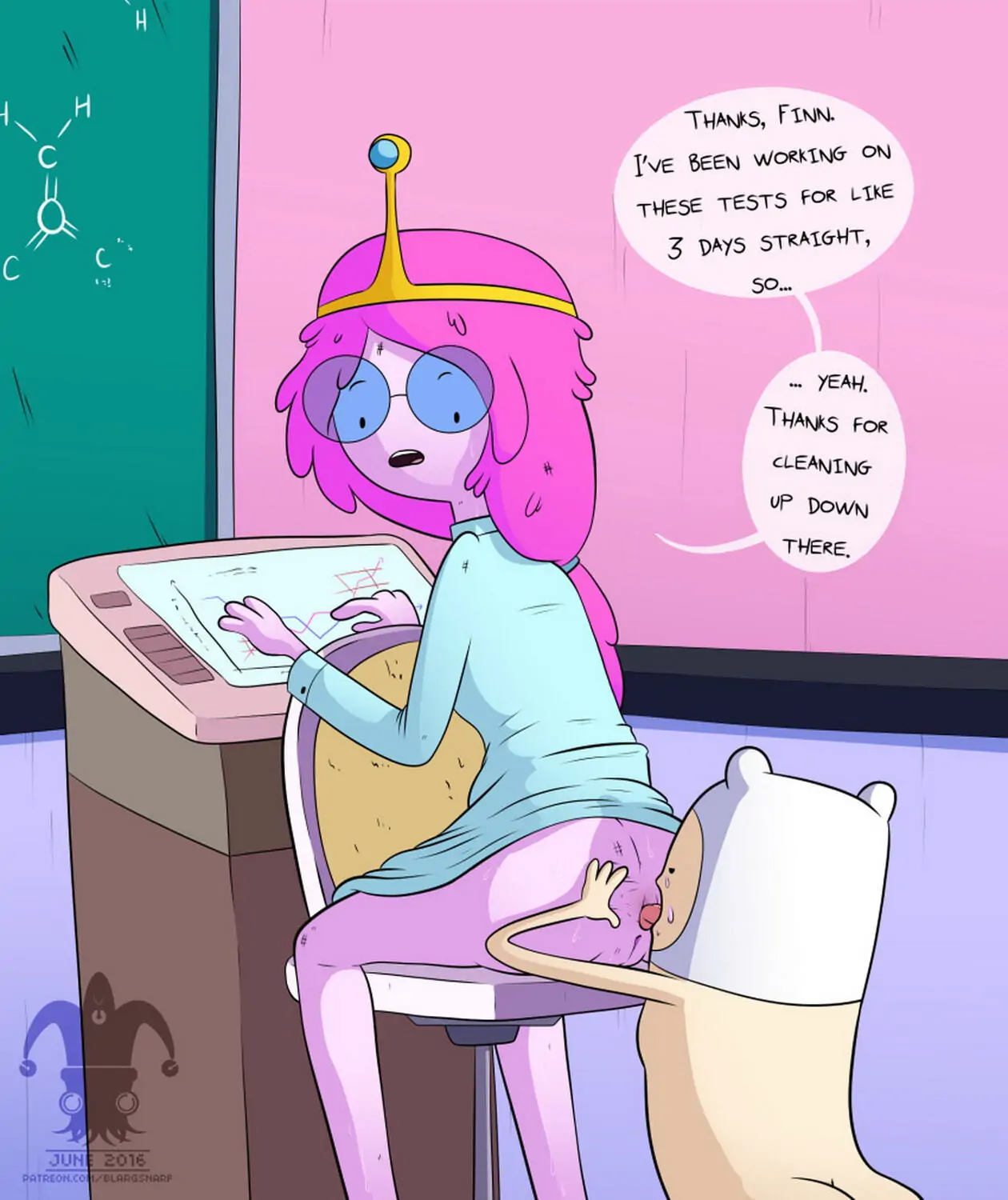 Princess Bubblegum and Finn The Human XXX Erotic
