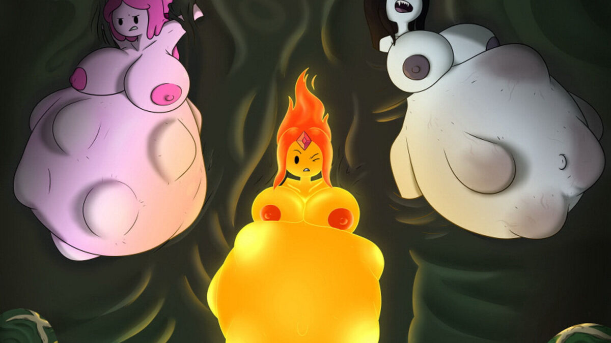 Princess Bubblegum and Flame Princess Alien Nipples Pregnant Tits < Your  Cartoon Porn