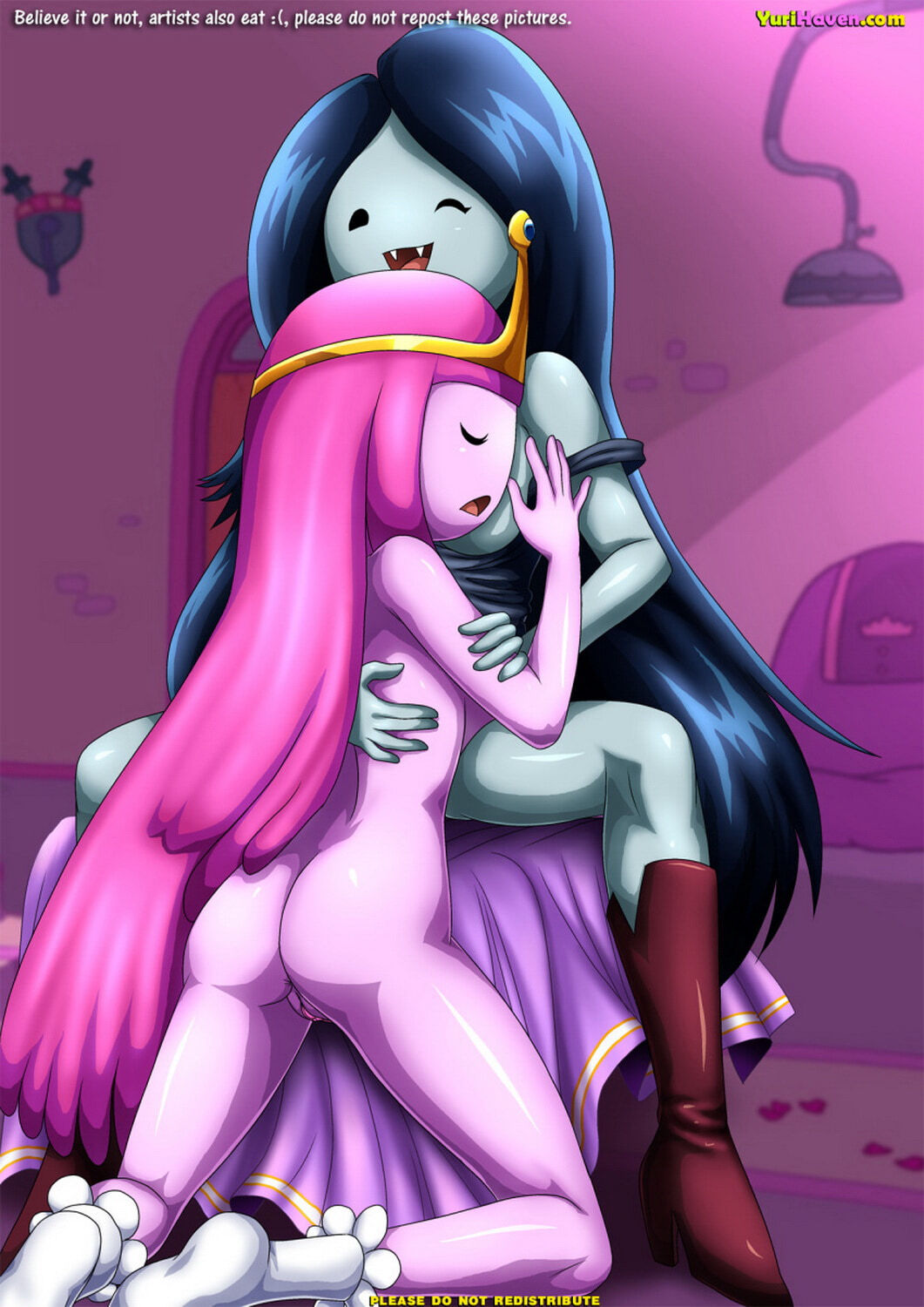 Princess Bubblegum and Marceline Pussy Female Only Nude