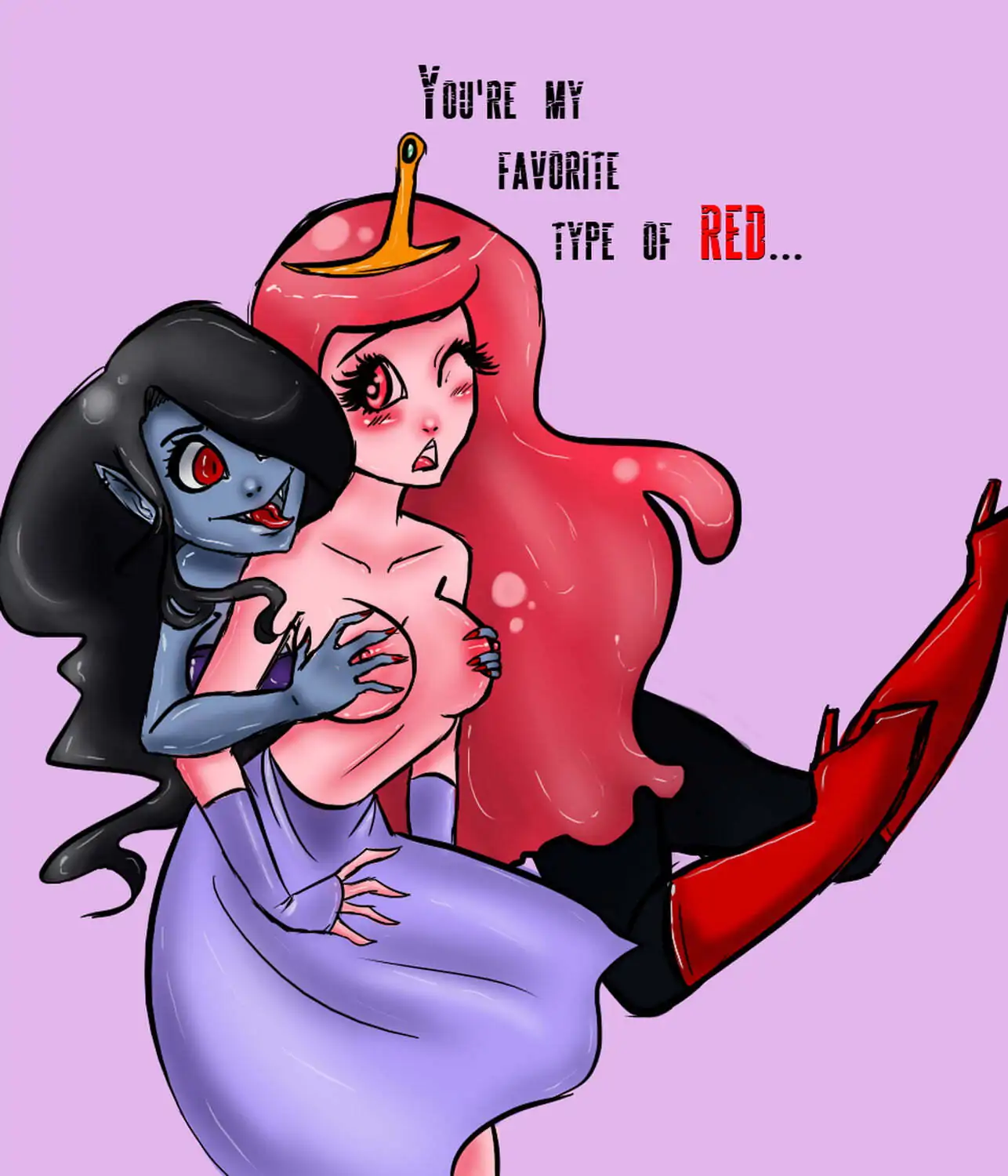 Princess Bubblegum and Marceline XXX Art Twitter