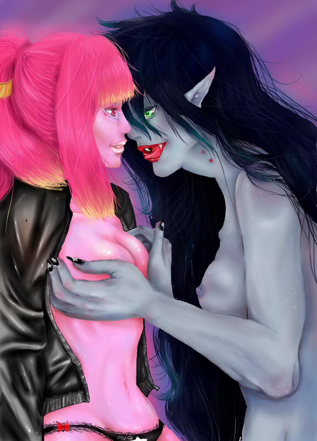 Princess Bubblegum and Marceline XXX Famous Sweet