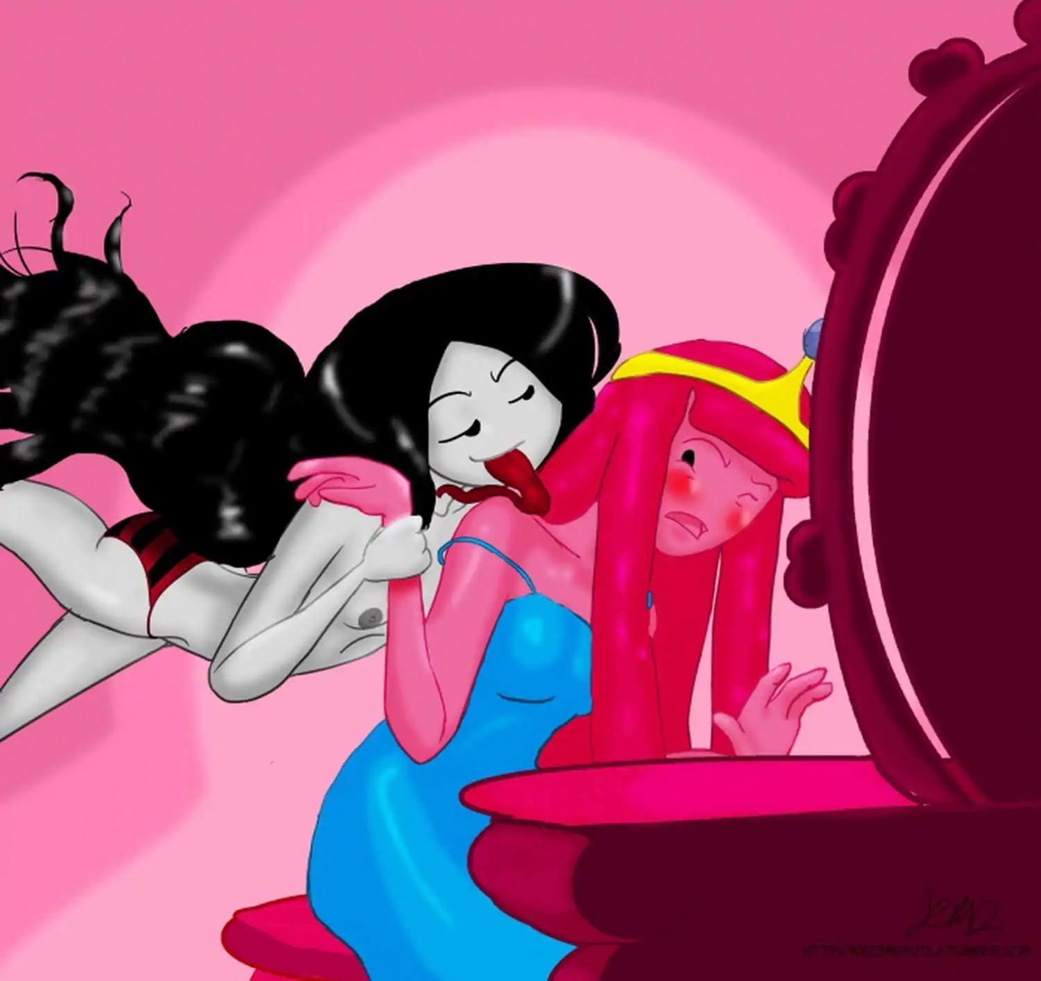 Princess Bubblegum and Marceline XXX Uncensored