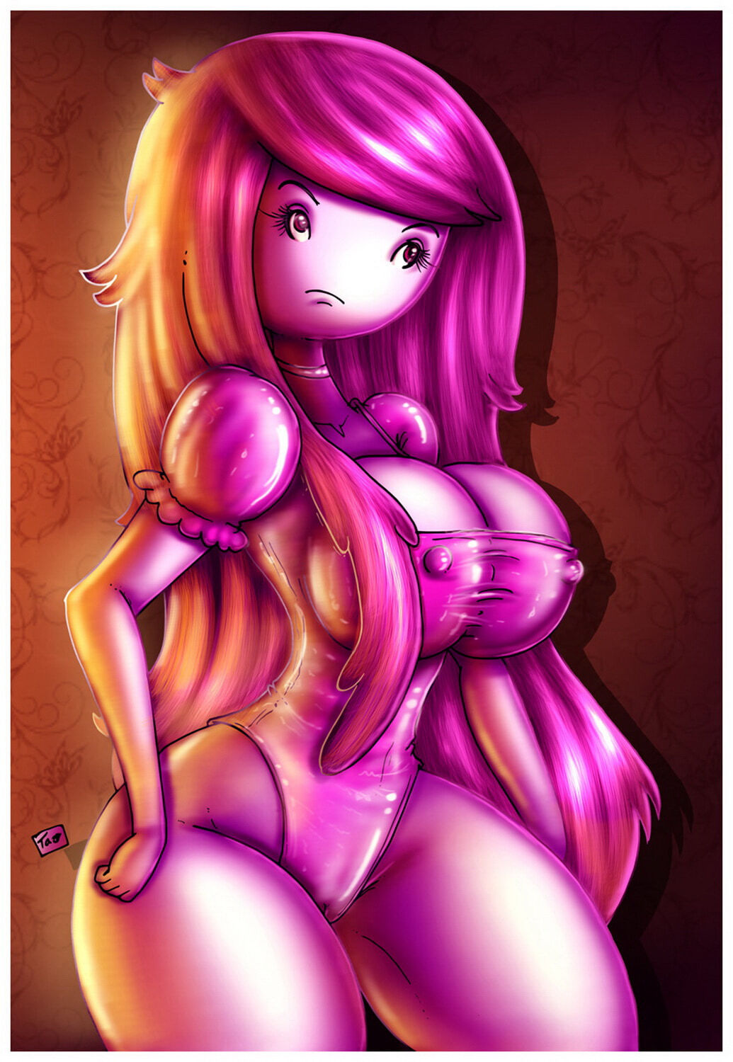 Princess Bubblegum Erect Nipples Solo Solo Female Female Only