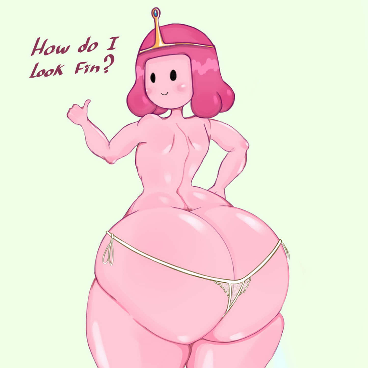 Princess Bubblegum Fat Ass Panties Tits