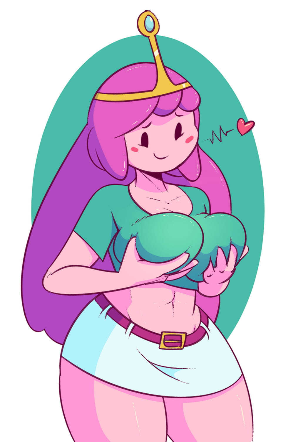 Princess Bubblegum Female Only Tits Busty Solo