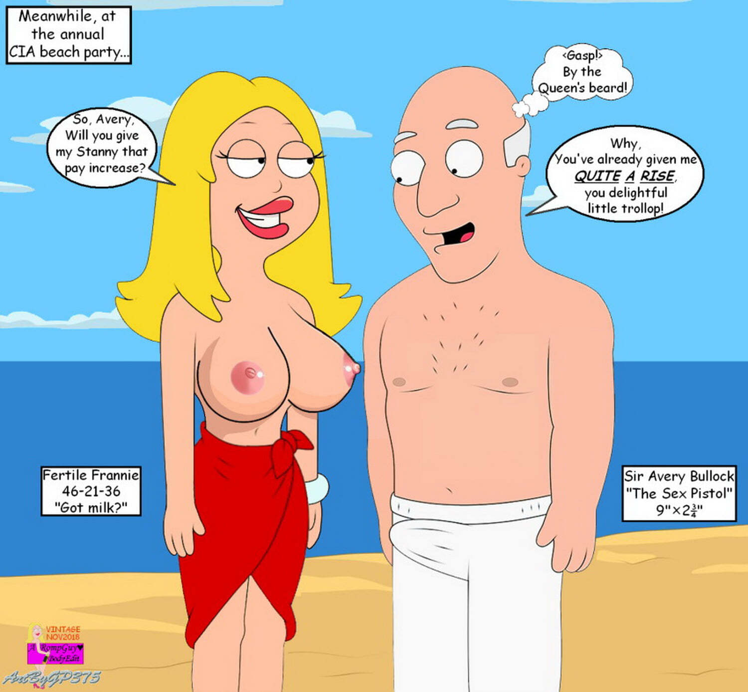 1500px x 1387px - Francine Smith and Avery Bullock Big Breast Blonde Topless > Your Cartoon  Porn