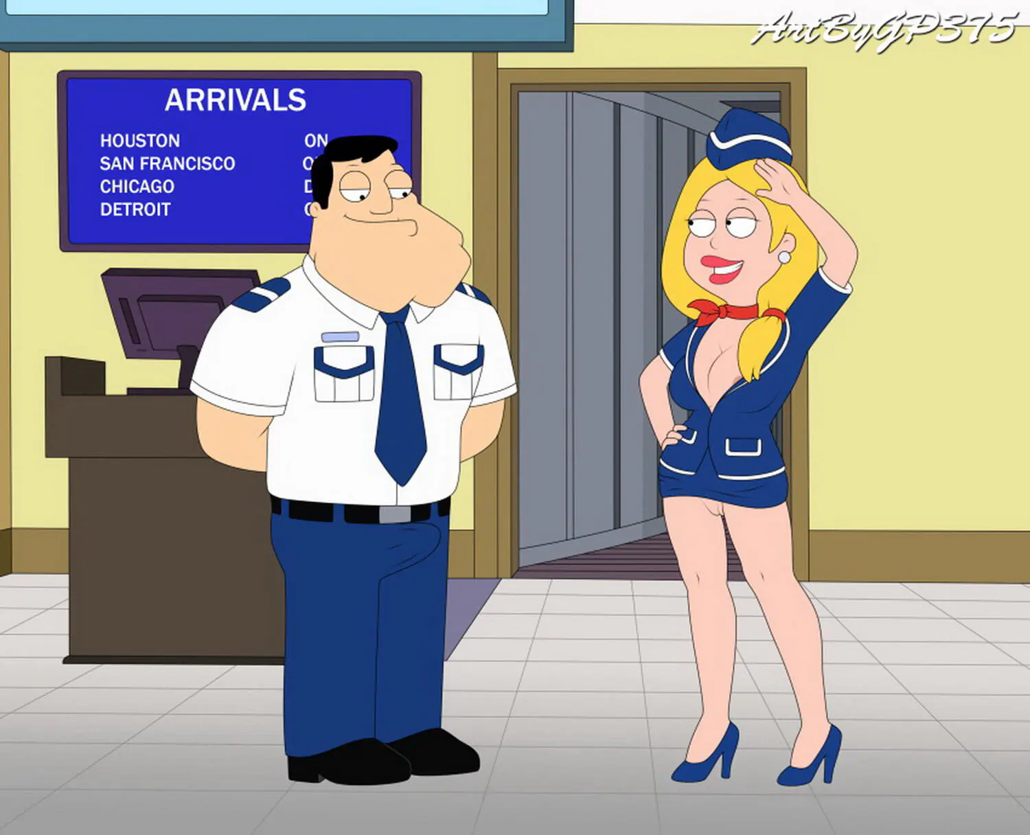 Francine Smith and Stan Smith Tits Innie Pussy Blonde Pussy