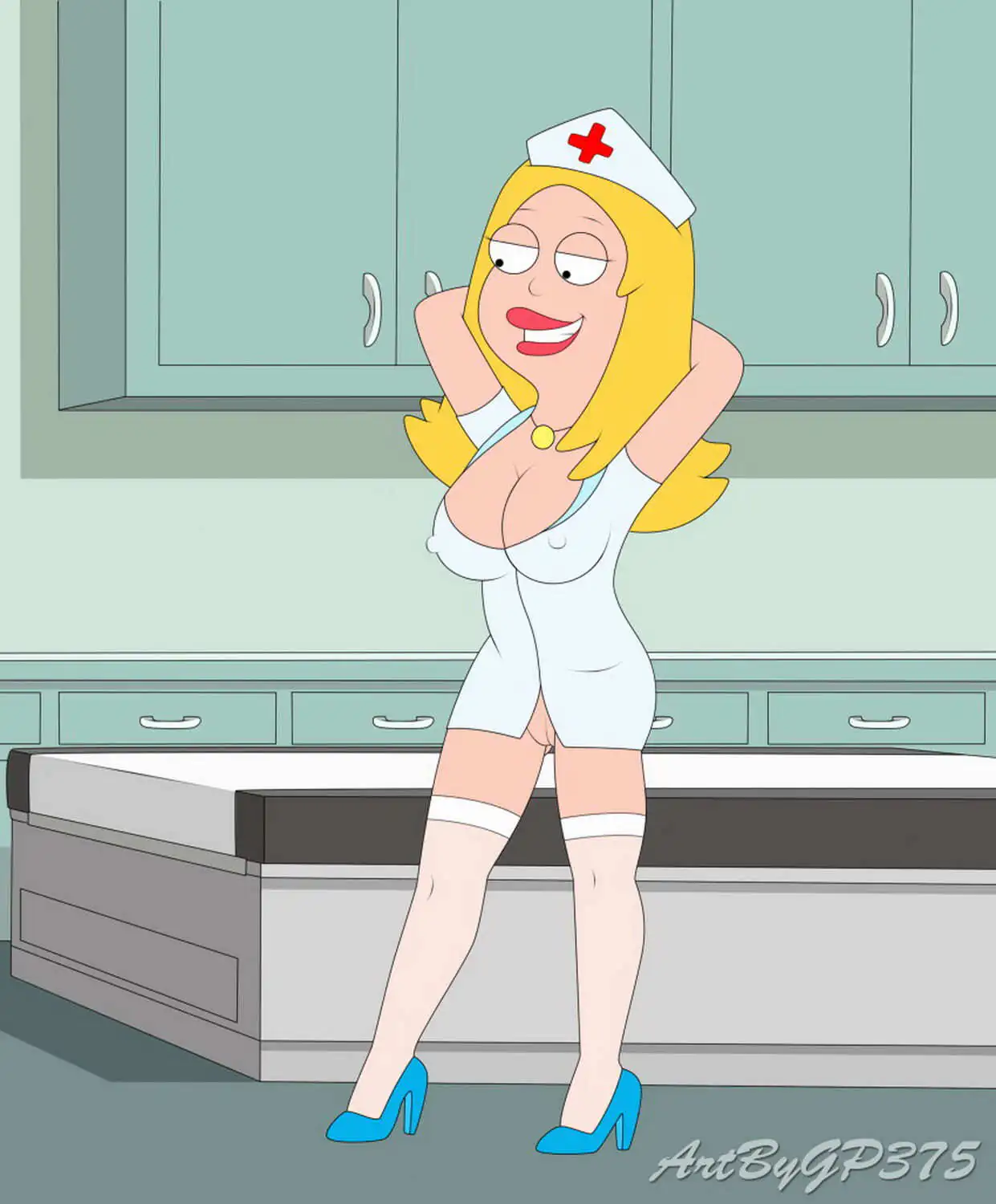 Francine Smith Heels Big Breast No Panties Vagina