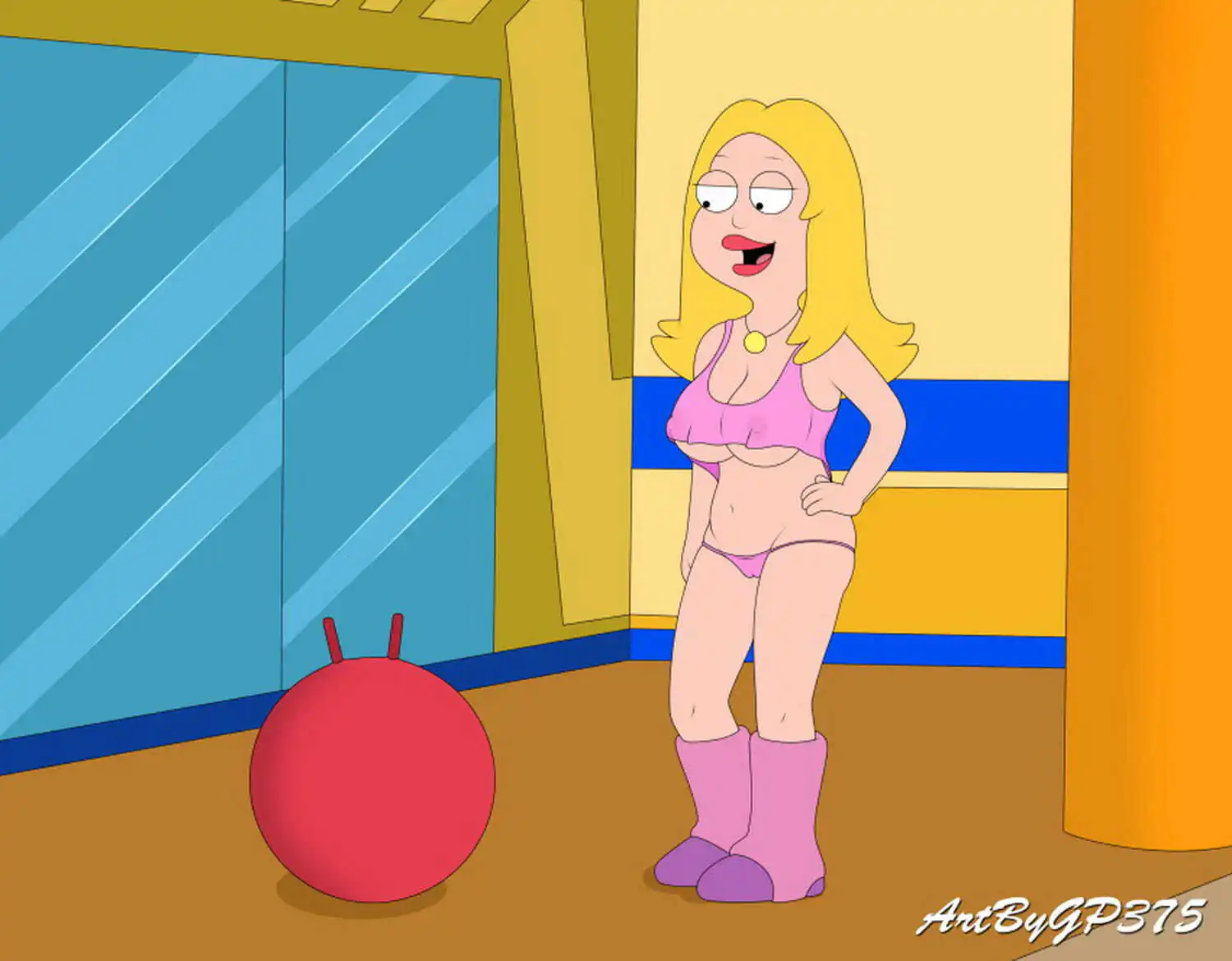 Francine Smith Innie Pussy Blonde Solo